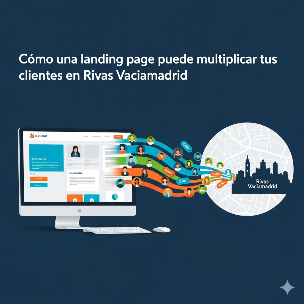 Cómo una landing page puede multiplicar tus clientes en Rivas Vaciamadrid